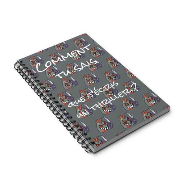 Carnet "Comment tu sais que j’écris un thriller ?" – Un carnet aussi mystérieux que toi ! 🔪📖 – Image 3