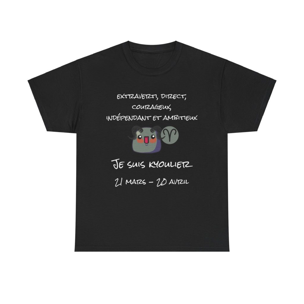 T-shirt Bélier astrologie et humour
