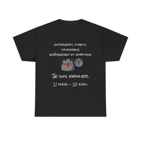 T-shirt Bélier astrologie et humour