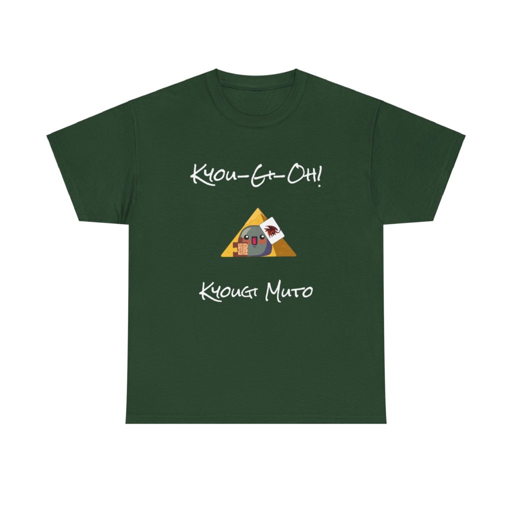 T-shirt Kyou-Gi-Oh inspiré de Yu-Gi-Oh, duel de cartes, anime geek