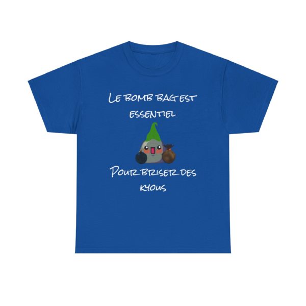 🎮 T-SHIRT "Le Bomb Bag est essentiel pour briser des Kyous" – Équipe-toi pour l’aventure ! – Image 27