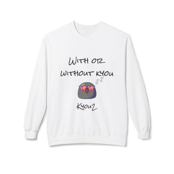 🎶 Sweatshirt "With or Without Kyou" – Rock, confort et humour réunis ! – Image 13