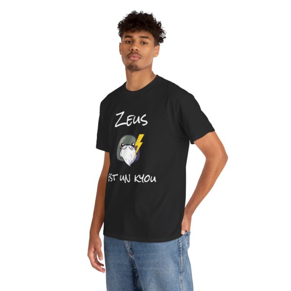 ⚡ T-shirt "Zeus est un kyou" – Quand la mythologie devient légendaire ! – Image 5