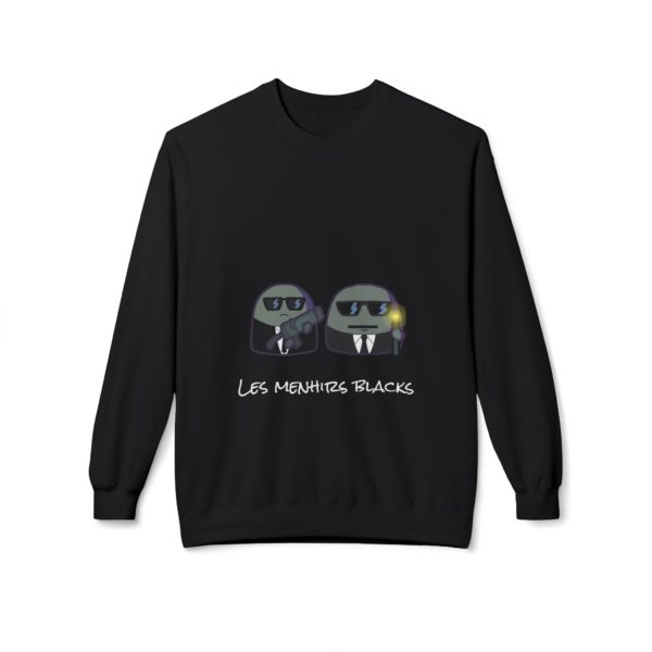 Sweatshirt "Les Menhirs Blacks" – L'élégance d'un agent secret, le confort en plus ! – Image 2