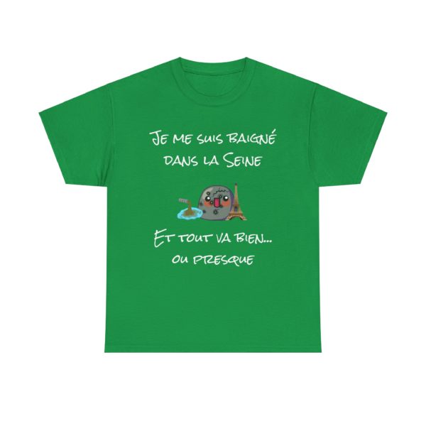 🚰 T-SHIRT "Je me suis baigné dans la Seine... et tout va bien ! (Enfin, presque…)" – Image 21
