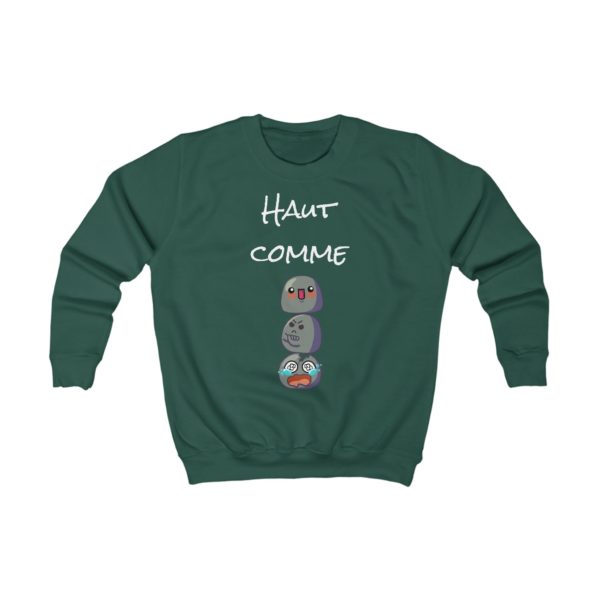 Sweatshirt enfant "Haut comme 3 Kyous" – Un sweat stylé pour les petits aventuriers ! – Image 9