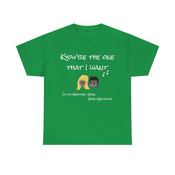🎶 T-shirt Kyou’re the One That I Want – Humour & Nostalgie 🎤 – Image 11