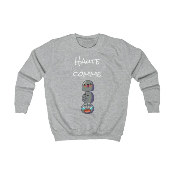 Sweatshirt enfant "Haute comme 3 Kyous" – Grandir au chaud et avec style ! – Image 7