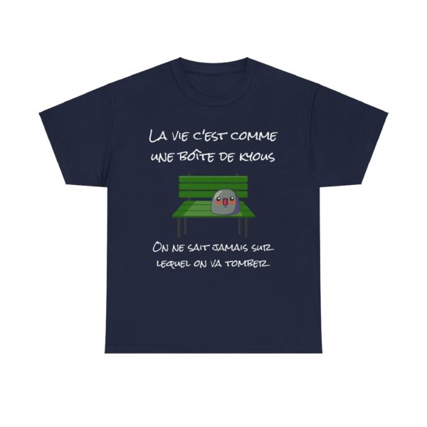 T-shirt "La vie, c'est comme une boîte de Kyous" – Une surprise à chaque instant ! 🎁 – Image 13
