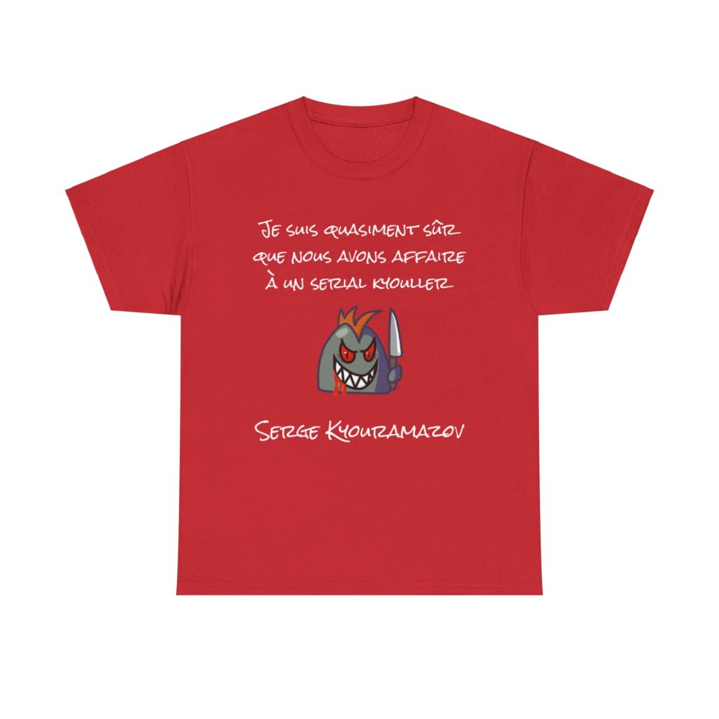 T-shirt humoristique inspiré de "La Cité de la Peur" avec un Kyou Killer menaçant