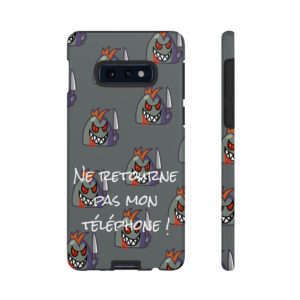 Coque téléphone "Ne retourne pas mon téléphone" avec motif Killer Kyou armé et menaçant