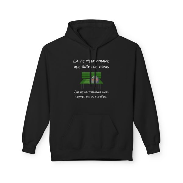 Hoodie "La vie, c'est comme une boîte de Kyous" – Une surprise à chaque instant ! 🎁 – Image 10