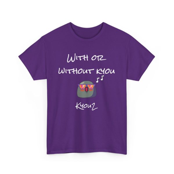 🎶 T-shirt "With or Without Kyou" – Pour les fans de rock et d’humour ! – Image 9