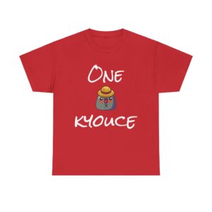 T-shirt humoristique One Kyouce avec Kyou chapeau de paille