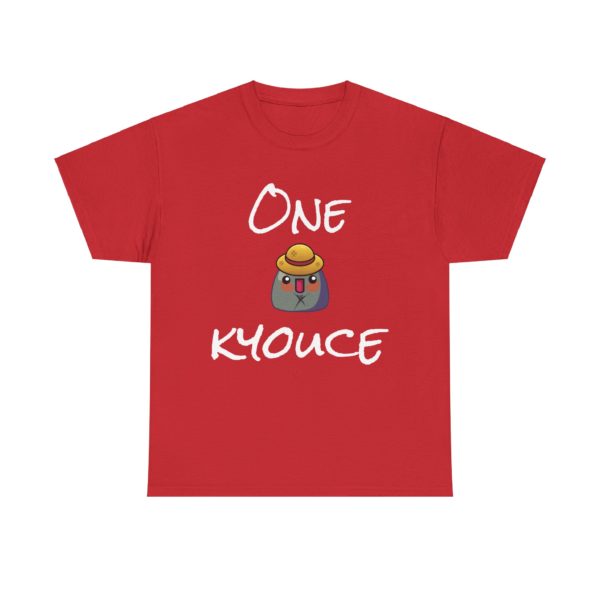 T-shirt humoristique One Kyouce avec Kyou chapeau de paille
