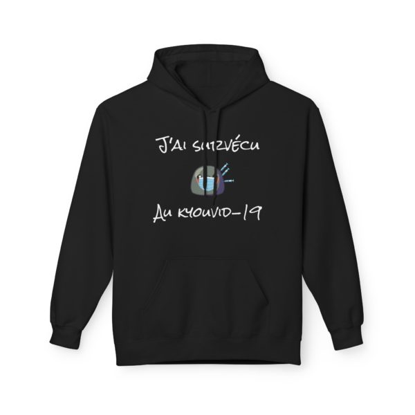💉 Hoodie "J’ai survécu au Kyouvid-19" – Le sweat des héros de l’après-pandémie ! – Image 3