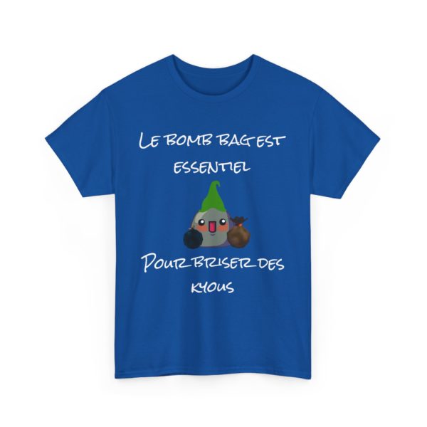 🎮 T-SHIRT "Le Bomb Bag est essentiel pour briser des Kyous" – Équipe-toi pour l’aventure ! – Image 29