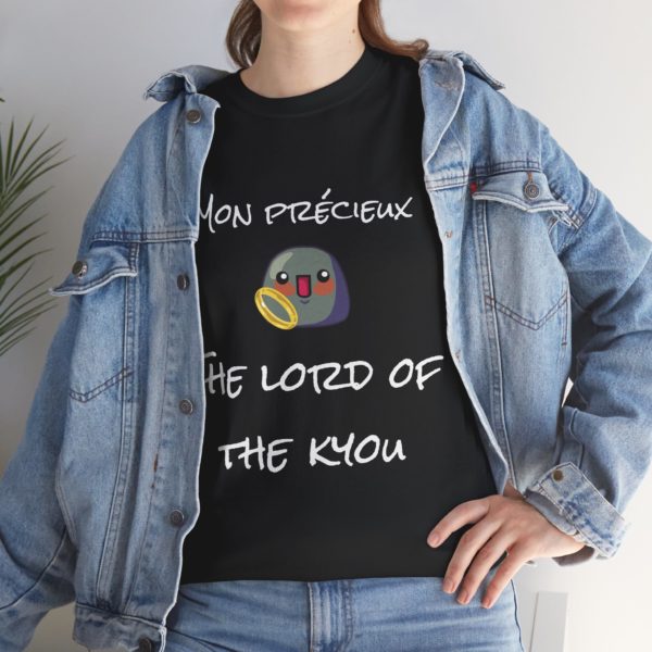 💍 T-shirt "Mon Précieux : The Lord of the Kyou" – L’Anneau unique… en version fun et geek ! – Image 6