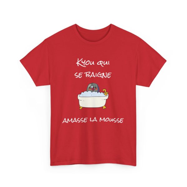 🛁 T-shirt "Kyou qui se baigne amasse la mousse" – L’expression culte revisitée ! – Image 21