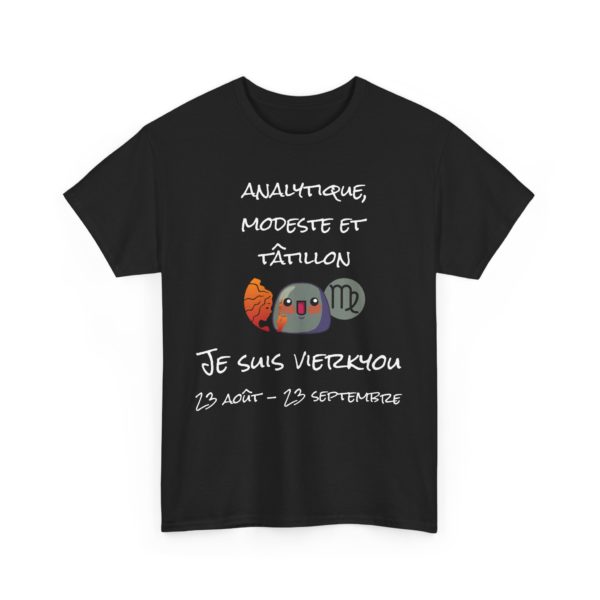 ♍ T-shirt Vierge – Humour & Perfection ! – Image 3
