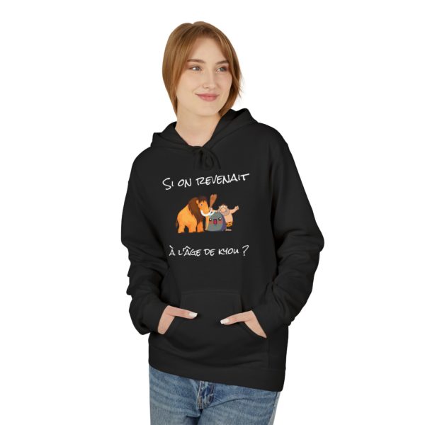 🦴 Hoodie "Si on revenait à l'âge de Kyou ?" – Pour un look préhistorique ultra cosy ! – Image 5