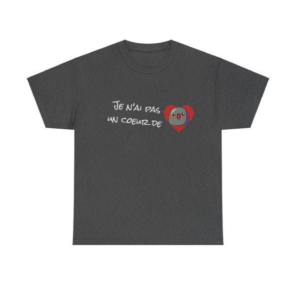 ❤️ T-shirt "Je n’ai pas un cœur de Kyou" – Pour les sensibles qui ont du style ! – Image 7