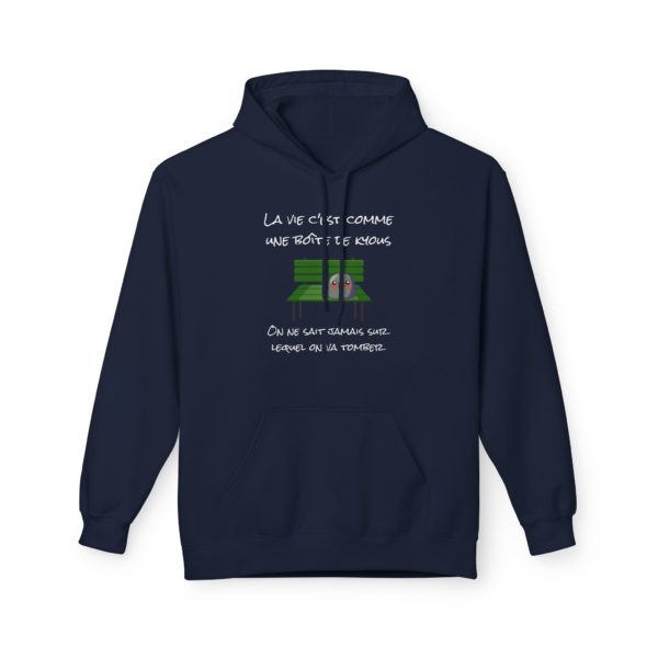 Hoodie "La vie, c'est comme une boîte de Kyous" – Une surprise à chaque instant ! 🎁 – Image 6