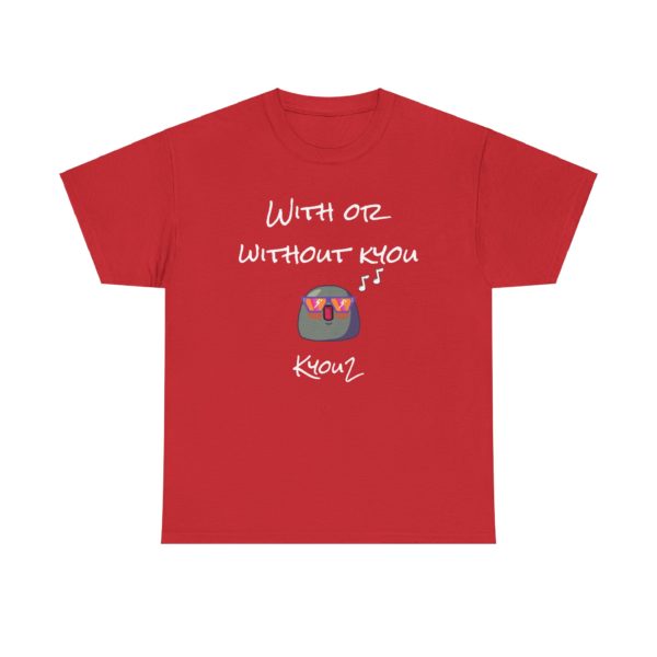 🎶 T-shirt "With or Without Kyou" – Pour les fans de rock et d’humour ! – Image 12