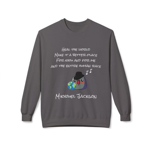🎶 Sweatshirt "Heal the World – Make a Better Day for Kyou" – Un message d’amour, de chaleur et d’humour signé Mikyouel Jackson ! – Image 6