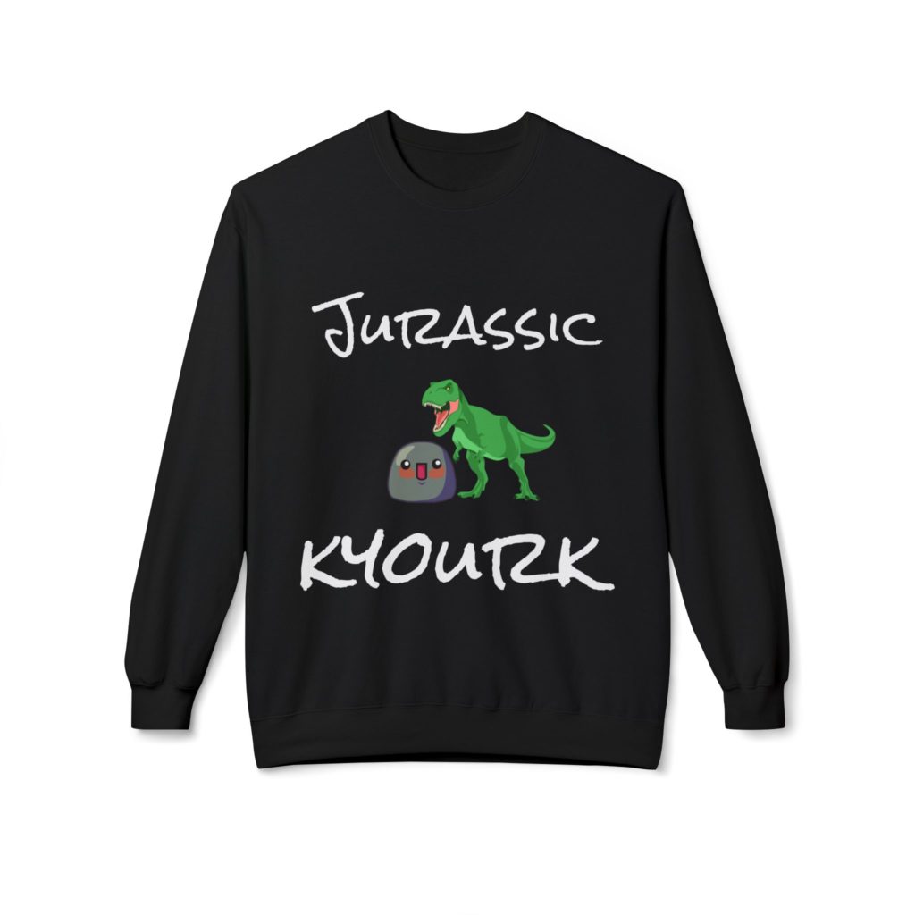 Sweat geek Jurassic Kyourk dinosaure parodie
