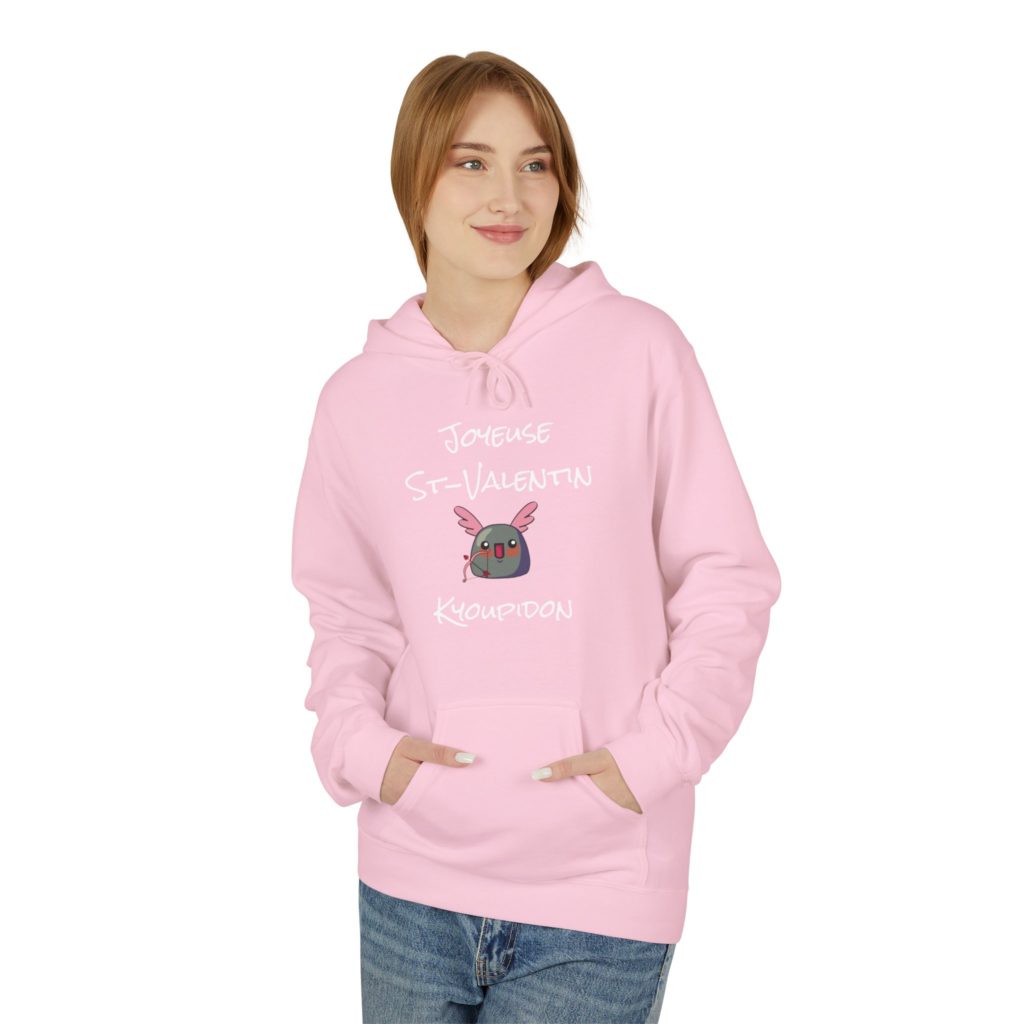 Hoodie humoristique Kyoupidon Saint-Valentin flèche d’amour