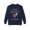 Sweatshirt "Je t’aime un peu, beaucoup, pakyounnément…" – L’amour en version ultra cosy ! – Image 9