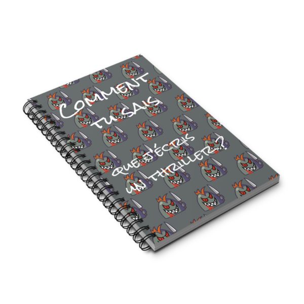 Carnet "Comment tu sais que j’écris un thriller ?" – Un carnet aussi mystérieux que toi ! 🔪📖 – Image 7
