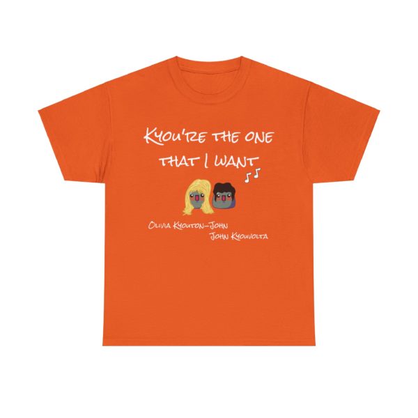 🎶 T-shirt Kyou’re the One That I Want – Humour & Nostalgie 🎤 – Image 5