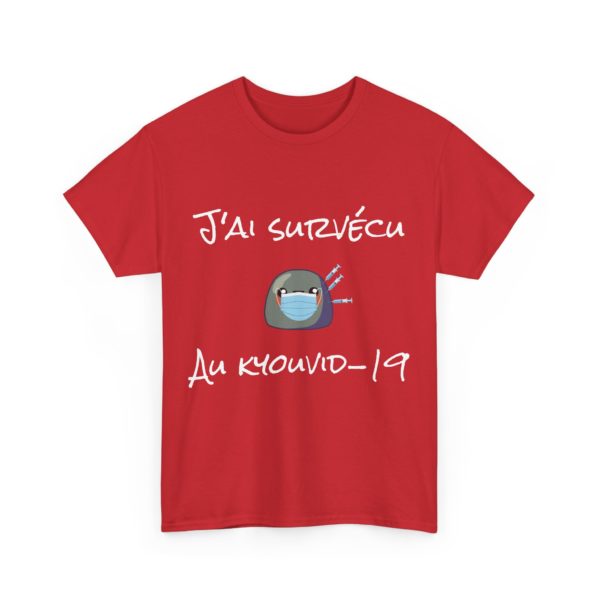 😷 T-shirt "J’ai survécu au Kyouvid-19" – L’humour en post-pandémie ! – Image 3