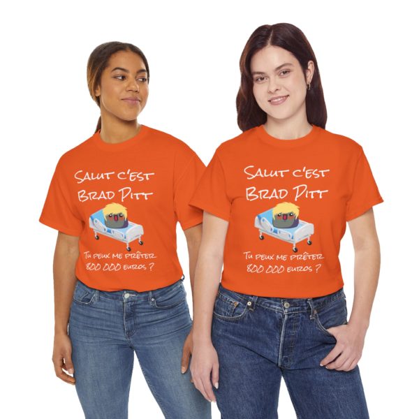 T-shirt "Salut c'est Brad Pitt" – L'arnaque du siècle sur un t-shirt ! – Image 20