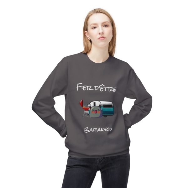 🔥 Sweat "Fier d’être Barakyou" – Parce qu’un vrai Barakyou craint pas le froid, mais aime le confort ! – Image 3