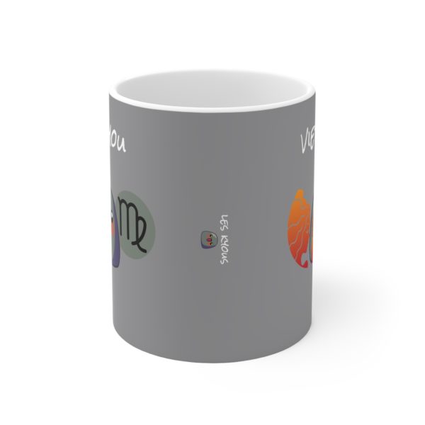 Mug "Vierkyou" – Le café structuré et bien organisé des Vierges ! – Image 3