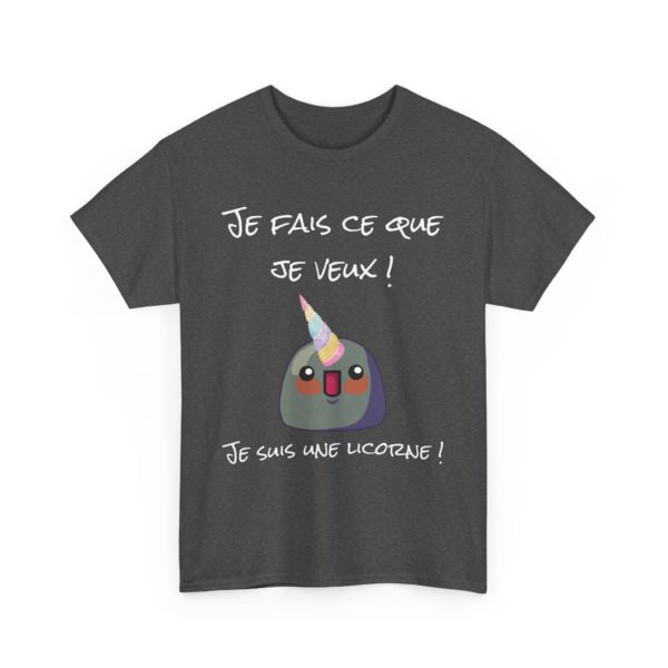 T-shirt "Je fais ce que je veux, je suis une licorne !" – Parce qu’un Kyou licorne, c’est magique ! – Image 7