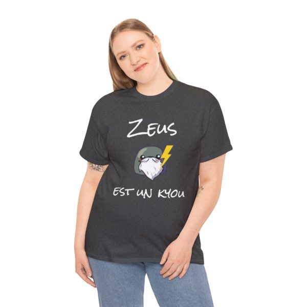⚡ T-shirt "Zeus est un kyou" – Quand la mythologie devient légendaire ! – Image 12