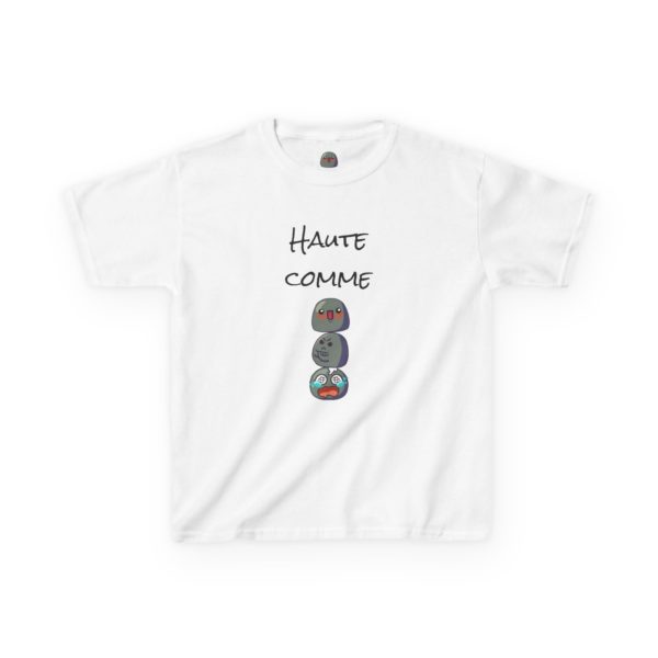 T-shirt enfant "Haute comme 3 Kyous" – Grandir avec style et fun ! – Image 7