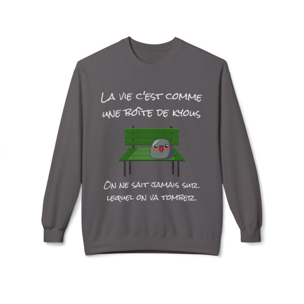 Sweatshirt "La vie, c'est comme une boîte de Kyous" – Une surprise à chaque instant ! 🎁 – Image 10