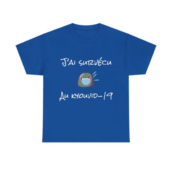 😷 T-shirt "J’ai survécu au Kyouvid-19" – L’humour en post-pandémie ! – Image 23