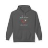Hoodie "Je t’aime un peu, beaucoup, pakyounnément…" – L’amour bien au chaud ! – Image 2