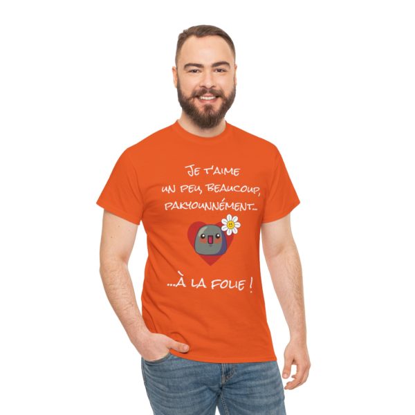 T-shirt "Je t'aime un peu, beaucoup, pakyounnément…" – Déclare tes sentiments avec style ! – Image 9