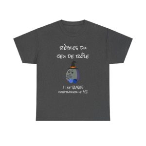 T-shirt JDR humour avec un Kyou MJ
