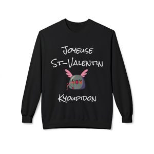Sweat humoristique Kyoupidon Saint-Valentin flèche d’amour