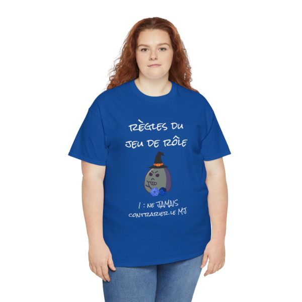 T-shirt "Règles du jeu de rôle" – Le barde n’a pas respecté la règle… RIP 🎲 – Image 12