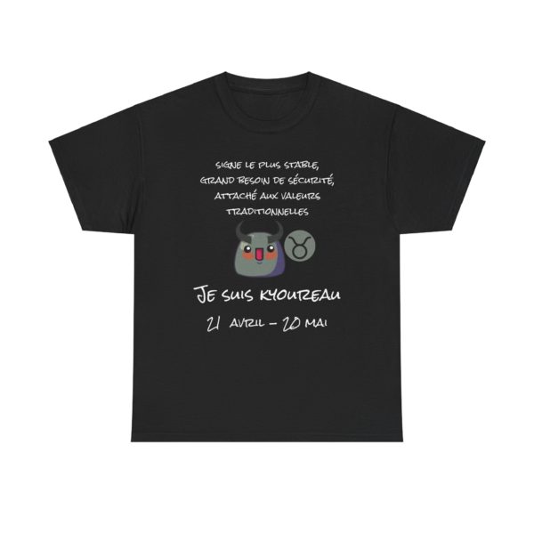 T-shirt Taureau astrologie et humour