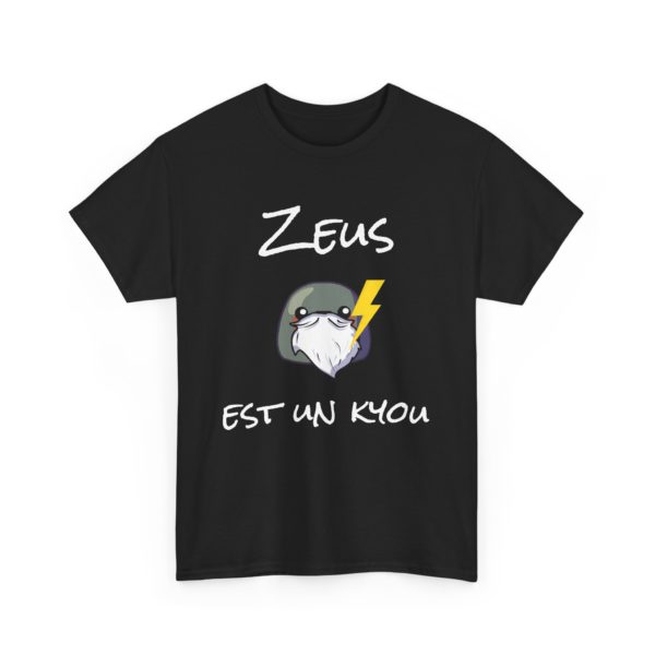⚡ T-shirt "Zeus est un kyou" – Quand la mythologie devient légendaire ! – Image 3